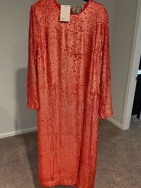 NWT ASOS sequin maxi